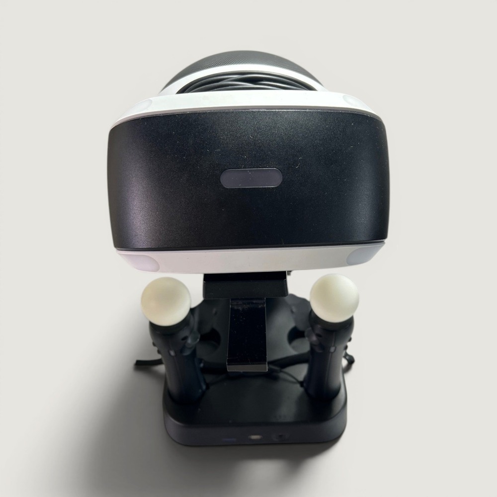 Sony PlayStation VR CUH-ZVR2 Headset Bundle Move Controllers Camera Stand White